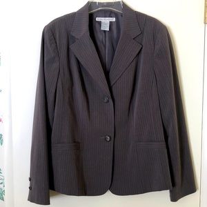 Requirements pin striped blazer size 14
